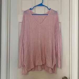 Pink luxletic tee